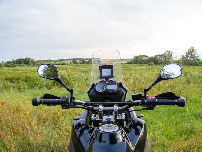Зеркала на руле туристического мотоцикла Yamaha XT660Z Tenere японского производства