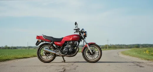 Yamaha FZX 250 Zeal в красном цвете кузова вид сбоку