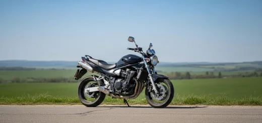 Suzuki GSF 650 Bandit 2007 года выпуска в чёрном цвете
