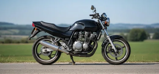 Suzuki GSF 400 БАНДИТ 1994 года выпуска вид сбоку чёрный цвет