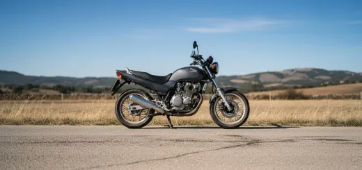 Honda bros 650 второго поколения вид сбоку тёмный цвет