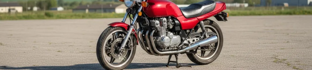 Honda CB 750 версии Seven Fifty в красном цвете 1992 года выпуска