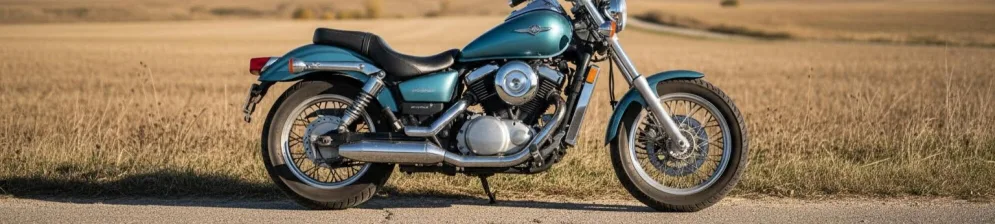 Kawasaki Vulcan VN 400 1997 года выпуска вид сбоку