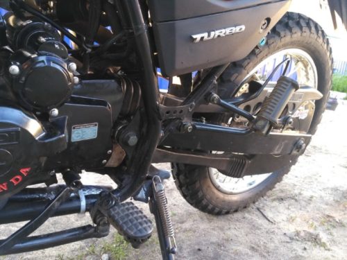 Дополнительный защитный кожух на цепи мотоцикла Racer Ranger 200