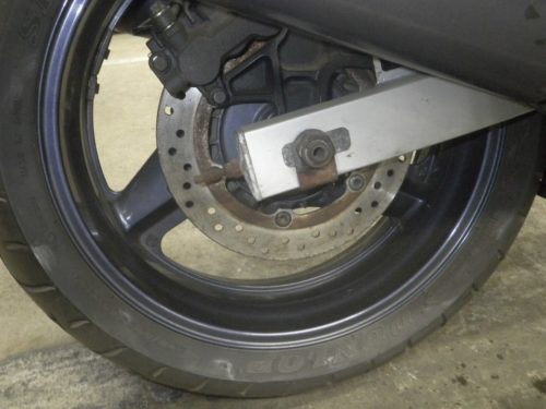 Задний диск тормозной системы мотоцикла Honda CBR1000F