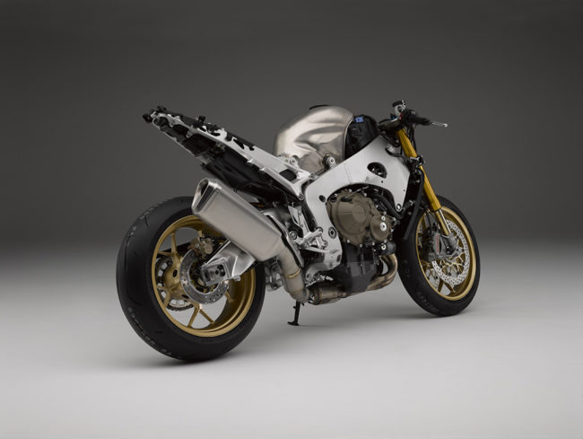 Алюминиевая рама спортивного мотоцикла Honda CBR1000RR последнего поколения