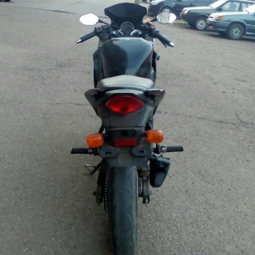 Задняя светотехника на мотоцикле ABM GX 250 черного цвета