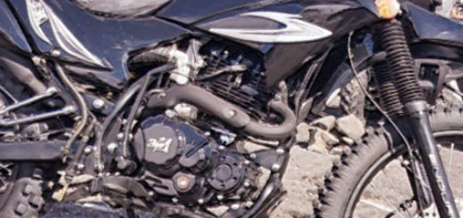 Мотоцикл ЗИД YX250GY-C5C вид сбоку классическая серая расцветка