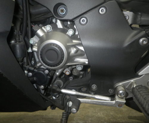 Лапка переключения режимов работы коробки передач на Kawasaki GTR 1400