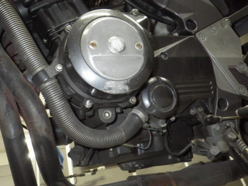 16-клапанный двигатель на нейкеде Kawasaki Xanthus 400 японского производства