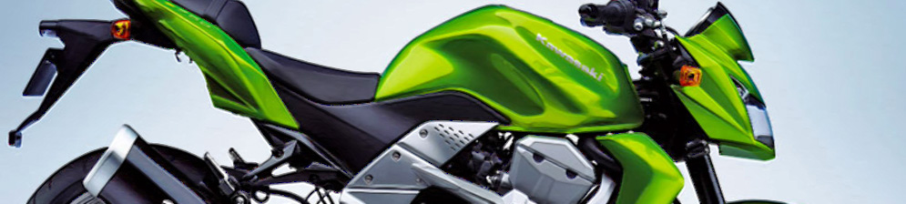 Kawasaki Z750 зелёный классический цвет 2007 год выпуска вид сбоку