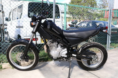 Японский байк Yamaha Tricker XG 250 черного цвета